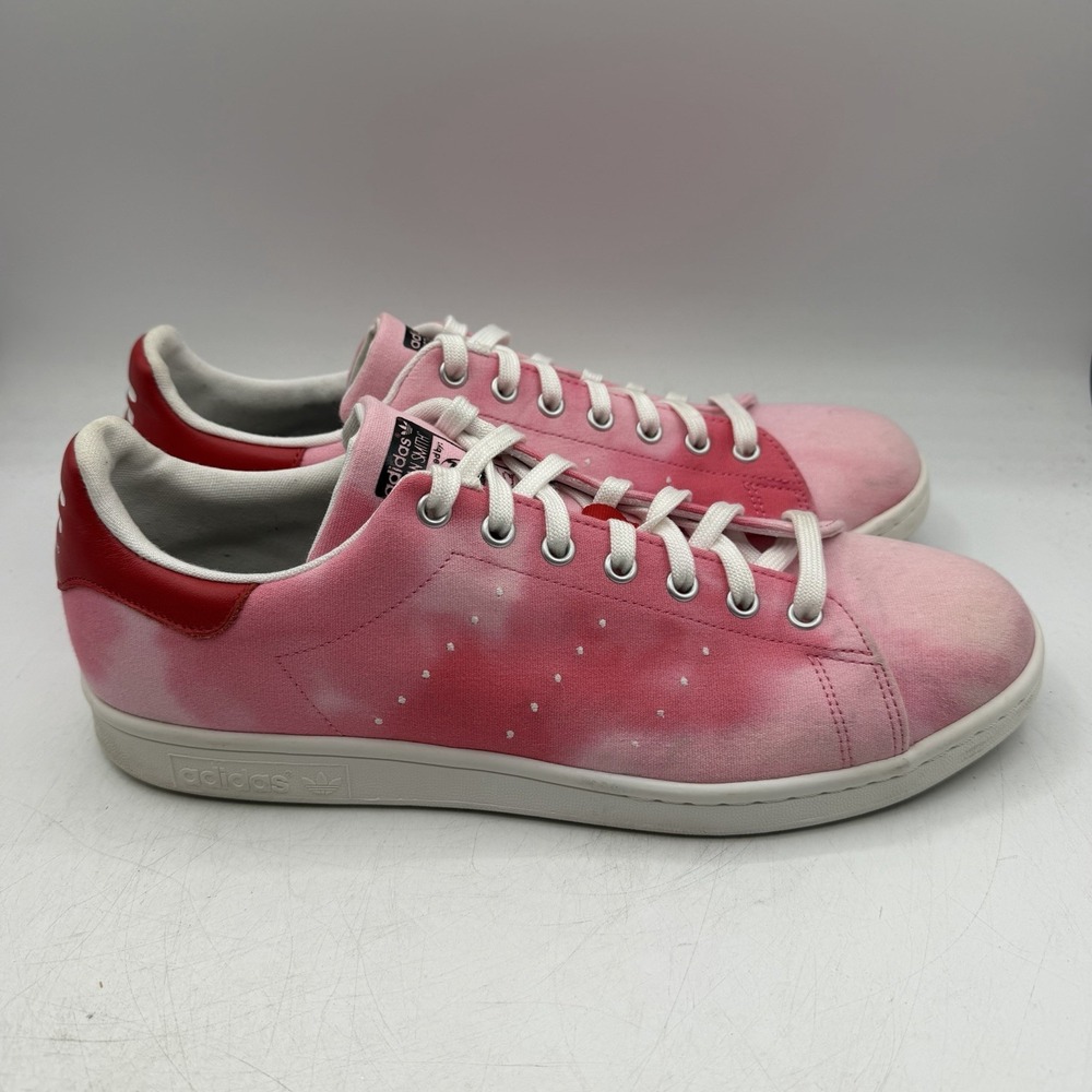 Adidas Stan Smith Hu Holi x Pharrell Williams Shoes Mens Sz 11.5 Red Pink AC7044